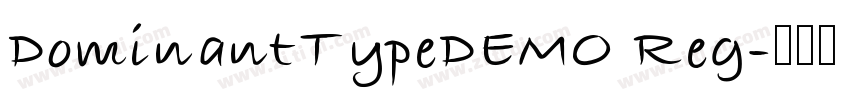 DominantTypeDEMO Reg字体转换